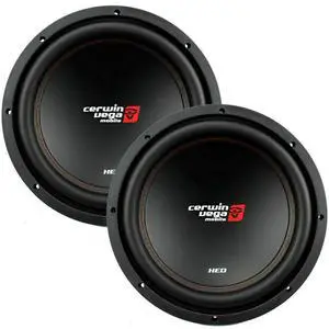 2 CERWIN VEGA XED12v2 XED-Series 1000W 12" SVC 4-OHM CAR Audio SUBWOOFER WOOFER 2 CERWIN VEGA XED12v2 XED-Series 1000W 12" SVC 4-OHM CAR Audio SUBWOOFER WOOFER
