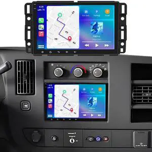 4+64G Android Car Radio Stereo Upgrade for 2008-2026 Chevrolet Express | 8 Inch Touch Screen GPS Navi Head Unit for GMC Savana 2008-2026 Radio Replacement w/Wireless Carplay & Android Auto Bluetooth 4+64G Android Car Radio Stereo Upgrade for 2008-2026 Chevrolet Express | 8 Inch Touch Screen GPS Navi Head Unit for GMC Savana 2008-2026 Radio Replacement w/Wireless Carplay & Android Auto Bluetooth