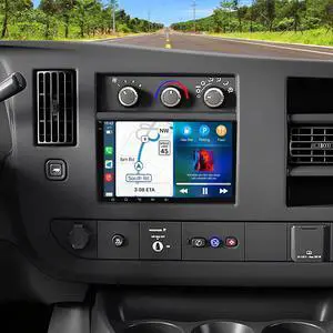 8 Inch Android 14 Car Stereo for Chevy Express 2500 3500 4500 2008-2024 with Wireless CarPlay Android Auto, Touchscreen Double Din Car Radio with Bluetooth GPS WiFi FM RDS SWC Backup Voice Control 8 Inch Android 14 Car Stereo for Chevy Express 2500 3500 4500 2008-2024 with Wireless CarPlay Android Auto, Touchscreen Double Din Car Radio with Bluetooth GPS WiFi FM RDS SWC Backup Voice Control