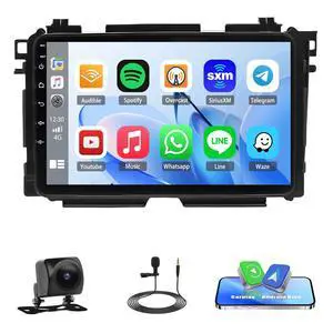 Android Car Stereo Radio for Honda Vezel XRV HRV 2014-2019 Radio Receiver | 9" Double Din IPS Touchscreen Radio with CarPlay Android Auto GPS Navigation WiFi Bluetooth FM SWC AHD Backup Camera MIC Android Car Stereo Radio for Honda Vezel XRV HRV 2014-2019 Radio Receiver | 9" Double Din IPS Touchscreen Radio with CarPlay Android Auto GPS Navigation WiFi Bluetooth FM SWC AHD Backup Camera MIC