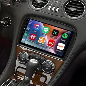4+64G Car Radio for Benz SL500 SL550 SL600 SL55 AMG SL63 SL65 2001-2012 | Android 13 9" Car Stereo Touch Screen with CarPlay & Android Auto, Support GPS Navigation/WiFi/Backup Camera 4+64G Car Radio for Benz SL500 SL550 SL600 SL55 AMG SL63 SL65 2001-2012 | Android 13 9" Car Stereo Touch Screen with CarPlay & Android Auto, Support GPS Navigation/WiFi/Backup Camera