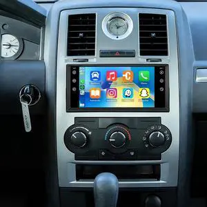 Double Din Car Stereo Radio for Chrysler 300 300C 2007-2010 Support Carplay&Android Auto,7 inch HD Touchscreen Double Din Radio with Bluetooth, Car Audio Receivers, Camera, MirrorLink, FM Radio Double Din Car Stereo Radio for Chrysler 300 300C 2007-2010 Support Carplay&Android Auto,7 inch HD Touchscreen Double Din Radio with Bluetooth, Car Audio Receivers, Camera, MirrorLink, FM Radio