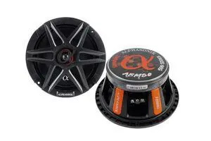 1 Pair of ABM80 DYNAMIS Series 8" 800 Watts Max 200 Watts RMS Mid-Range Car Audio Speaker 4-Ohm Cloth Surround, Non Pressed Paper Cone, Ferrite Magnet, and Grille Included 1 Pair of ABM80 DYNAMIS Series 8" 800 Watts Max 200 Watts RMS Mid-Range Car Audio Speaker 4-Ohm Cloth Surround, Non Pressed Paper Cone, Ferrite Magnet, and Grille Included