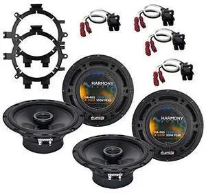 Fits GMC Yukon/Yukon XL 2007-2013 Speaker Replacement Package | 6.5 and 5.25 inch pair, grills and harness kit included, easy door upgrade install for 2008 model year, clear sound Fits GMC Yukon/Yukon XL 2007-2013 Speaker Replacement Package | 6.5 and 5.25 inch pair, grills and harness kit included, easy door upgrade install for 2008 model year, clear sound