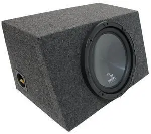 Single 12" Sealed Hatchback Sub Box Harmony R124 Loaded Subwoofer Enclosure | Universal design for cars, deep low-end punch, space-saving combo upgrade, quick install, 12 inch size Single 12" Sealed Hatchback Sub Box Harmony R124 Loaded Subwoofer Enclosure | Universal design for cars, deep low-end punch, space-saving combo upgrade, quick install, 12 inch size