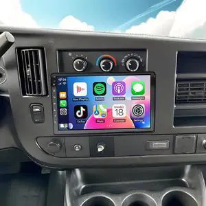 Double Din Car Stereo Radio Upgraded for Chevrolet Express 3500 2008-2024 GPS Navi Head Unit 10.1 inch Touch Screen Android 14 Wireless Carplay Android Auto-/FM/SWC/WiFi/Bluetooth/Camera Double Din Car Stereo Radio Upgraded for Chevrolet Express 3500 2008-2024 GPS Navi Head Unit 10.1 inch Touch Screen Android 14 Wireless Carplay Android Auto-/FM/SWC/WiFi/Bluetooth/Camera