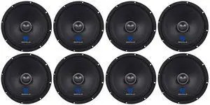 RXM84 8-Pack 8" 4-Ohm Car Audio Mid-Bass/Midrange Bullet Speaker | 250W Peak / 125W RMS, Kevlar Cone, 1.5" CCAR Voice Coil, 90 Oz Magnet, Wire Mesh Grille, 102dB, 100Hz-11kHz RXM84 8-Pack 8" 4-Ohm Car Audio Mid-Bass/Midrange Bullet Speaker | 250W Peak / 125W RMS, Kevlar Cone, 1.5" CCAR Voice Coil, 90 Oz Magnet, Wire Mesh Grille, 102dB, 100Hz-11kHz