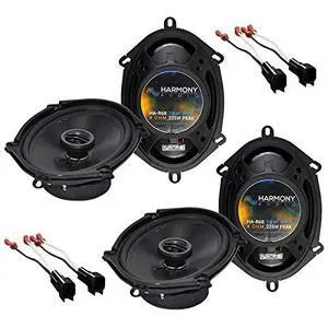 Fits Lincoln Navigator 1999-2014 Speaker Replacement Package | 225W HA-R68 pair with HA-725600 plug-and-play harness, direct factory upgrade, easy drop-in install, OEM-style connectors Fits Lincoln Navigator 1999-2014 Speaker Replacement Package | 225W HA-R68 pair with HA-725600 plug-and-play harness, direct factory upgrade, easy drop-in install, OEM-style connectors