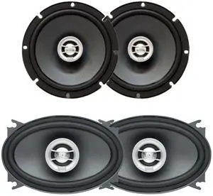 1 Pair of OE-462 4X6 Coaxial 2-Ohm + 1 Pair of OE-652 6.5" Coaxial 2-Ohm Speakers 1 Pair of OE-462 4X6 Coaxial 2-Ohm + 1 Pair of OE-652 6.5" Coaxial 2-Ohm Speakers