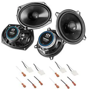 Complete Speaker Replacement Upgrade Kit for Dodge Ram Truck 1994-2001 | Pair of 5.25" & 6x9" N-Series Speaker Upgrade Kit for select 1994-2001 Ram 3500 / 1500 / 2500 with Metra Harnesses Complete Speaker Replacement Upgrade Kit for Dodge Ram Truck 1994-2001 | Pair of 5.25" & 6x9" N-Series Speaker Upgrade Kit for select 1994-2001 Ram 3500 / 1500 / 2500 with Metra Harnesses