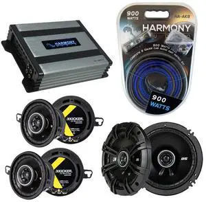 Kicker DSC65 DSC35 Speakers HA-A400.4 Amp Bundle Fits BMW Z4 2003-2008 | Direct factory replacement for clean full sound, real amplifier power, complete car speaker combo, simple install Kicker DSC65 DSC35 Speakers HA-A400.4 Amp Bundle Fits BMW Z4 2003-2008 | Direct factory replacement for clean full sound, real amplifier power, complete car speaker combo, simple install