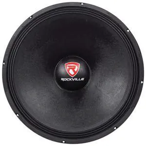 RockvilIe RVW1800P8 1800 Watt 18" Mid-Bass Driver Car Audio Speaker Mid-Range RockvilIe RVW1800P8 1800 Watt 18" Mid-Bass Driver Car Audio Speaker Mid-Range