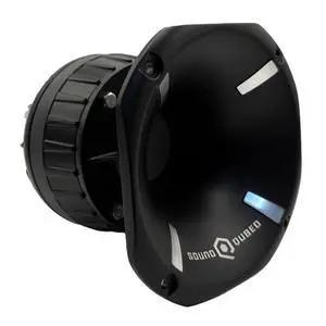 SoundQubed SQ-HDX-2HDT-8/6 Aluminum Short Horn Diffuser with 2" Titanium Driver & Compression Ring SoundQubed SQ-HDX-2HDT-8/6 Aluminum Short Horn Diffuser with 2" Titanium Driver & Compression Ring