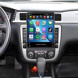 9.7 inch Touchscreen Car Stereo Fit for Chevy Impala 2006-2012, Android 13 Double Din Car Radio with Carplay & Android Auto in-Dash Navigation BT Mirror Link WiFi Backup Camera 2+32G 9.7 inch Touchscreen Car Stereo Fit for Chevy Impala 2006-2012, Android 13 Double Din Car Radio with Carplay & Android Auto in-Dash Navigation BT Mirror Link WiFi Backup Camera 2+32G