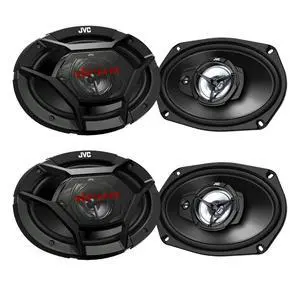 2 Pair of CS-DR6931 DRVN Series 6x9" 500 Watt 3-Way Coaxial Car Speakers 2 Pair of CS-DR6931 DRVN Series 6x9" 500 Watt 3-Way Coaxial Car Speakers