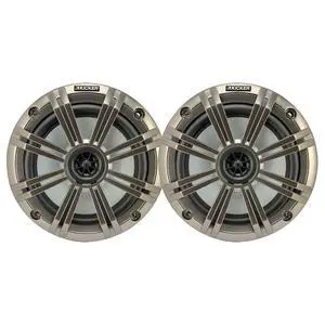 6.5" 195 Watt Max Power Marine OEM Replacement Boat Audio Speakers (Pair) with Silver Grilles 6.5" 195 Watt Max Power Marine OEM Replacement Boat Audio Speakers (Pair) with Silver Grilles