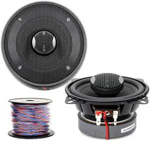 pkg IC 100 4" 100W RMS 2-Way Integration Series Coaxial Speakers + 50 Foot Spool True 16 Gauge High Definition Twisted Speaker Wire pkg IC 100 4" 100W RMS 2-Way Integration Series Coaxial Speakers + 50 Foot Spool True 16 Gauge High Definition Twisted Speaker Wire