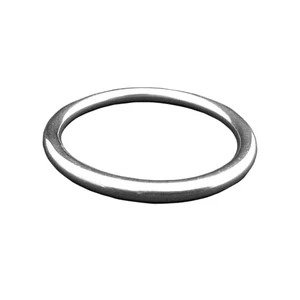 Stainless Steel 316 Round Ring Welded 5/32" x 1" (4mm x 25mm) Marine Grade O - Ring (10) anillo Redondo Stainless Steel 316 Round Ring Welded 5/32" x 1" (4mm x 25mm) Marine Grade O - Ring (10) anillo Redondo