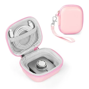 Protective Travel Case for Oura Ring 5/Gen 4, Full Protection Pink Crush Resistant & Anti-Lost and Shock-proof Hard Case, Portable Bag organizer for Oura Ring, Charging Dock & Charging Cable Protective Travel Case for Oura Ring 5/Gen 4, Full Protection Pink Crush Resistant & Anti-Lost and Shock-proof Hard Case, Portable Bag organizer for Oura Ring, Charging Dock & Charging Cable