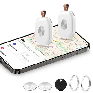 2-Pack Air Tracker Key Finder Works with Apple Find My (iOS Only), White Worldwide tracking locator for keys, bags, suitcases, and wallets. Effortlessly pairs with iOS Find My app for quick tracking 2-Pack Air Tracker Key Finder Works with Apple Find My (iOS Only), White Worldwide tracking locator for keys, bags, suitcases, and wallets. Effortlessly pairs with iOS Find My app for quick tracking