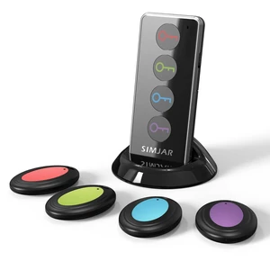 Key Finder with Up to 131ft Working Range in Open Space, Wireless Remote Control RF Key Finder Locator for Keys Wallet Phone Glasses Luggage Pet Tracker Key Finder with Up to 131ft Working Range in Open Space, Wireless Remote Control RF Key Finder Locator for Keys Wallet Phone Glasses Luggage Pet Tracker