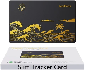 Ultra-Thin Wallet Tracker Card, 0.07in IP68 Waterproof Smart Finder Wireless Charging, Find My Compatible, Separation Alerts, for Wallet, Passport, Luggage, iPhone/iPad/Mac, iOS Only Ultra-Thin Wallet Tracker Card, 0.07in IP68 Waterproof Smart Finder Wireless Charging, Find My Compatible, Separation Alerts, for Wallet, Passport, Luggage, iPhone/iPad/Mac, iOS Only