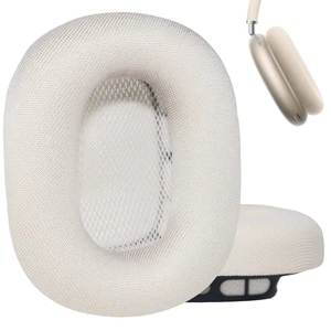 AirPods Max Ear Cushions, Replacement Earpads for AirPods Max (2024) Headphones, Mesh Fabric Ear Pads with Memory Foam and Magnet for AirPods Max (Starlight) AirPods Max Ear Cushions, Replacement Earpads for AirPods Max (2024) Headphones, Mesh Fabric Ear Pads with Memory Foam and Magnet for AirPods Max (Starlight)