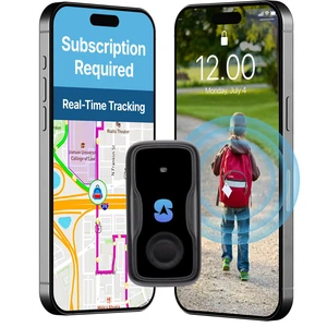 Mini GPS Tracker for Kids, Seniors & Vehicles, SOS Button Geofence & speed alerts. SIM included, up to 34-day battery. For pets, assets & personal tracking. Subscription required Mini GPS Tracker for Kids, Seniors & Vehicles, SOS Button Geofence & speed alerts. SIM included, up to 34-day battery. For pets, assets & personal tracking. Subscription required