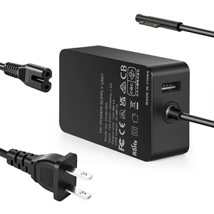 65W Surface Pro Laptop Charger Power Supply Adapter Compatible with Microsoft Surface Pro 11/10/9/8/7+/7/6/5/4/3/X,Surface Laptop 7/6/5/4/3/2/1, Go Tablet, Book 3/2/1 65W Surface Pro Laptop Charger Power Supply Adapter Compatible with Microsoft Surface Pro 11/10/9/8/7+/7/6/5/4/3/X,Surface Laptop 7/6/5/4/3/2/1, Go Tablet, Book 3/2/1