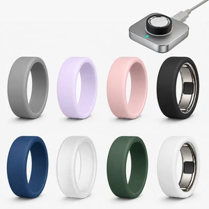 8Pack Ring Cover Compatible with Oura Ring 5,Silicone Protector 0.4mm Ultra-Thin, Anti-Scratch, Lightweight Ring Protector Case for Men and Women,Supports Charging-L for 12/13 8Pack Ring Cover Compatible with Oura Ring 5,Silicone Protector 0.4mm Ultra-Thin, Anti-Scratch, Lightweight Ring Protector Case for Men and Women,Supports Charging-L for 12/13