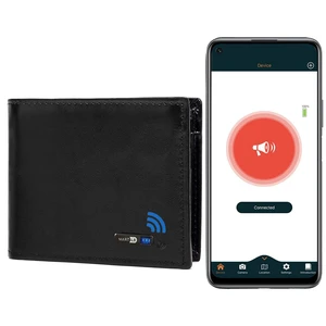 Men Wallet with Tracker Work with iOS&Android, Wallet Tracker with Large Capacity Genuine Leather Wallet 9 Card &1 ID Windows & 3Cash Slot&Coin Pocket (Black) Men Wallet with Tracker Work with iOS&Android, Wallet Tracker with Large Capacity Genuine Leather Wallet 9 Card &1 ID Windows & 3Cash Slot&Coin Pocket (Black)