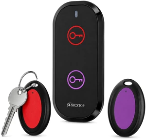 Key Finder RF Wireless Remote Locator No App Required 131FT Working Range Ultra-Long Battery Life 80dB Silicone Buttons Key Finder RF Wireless Remote Locator No App Required 131FT Working Range Ultra-Long Battery Life 80dB Silicone Buttons