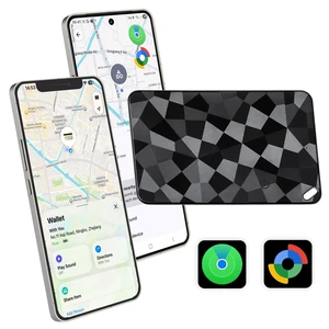 Dual-System Wallet Tracker Card for Android Or iOS, Rechargeable Works With Apple Find My Or Google Find Hub, Bluetooth Item Finder For Wallets, Passports, Luggage And Bags Dual-System Wallet Tracker Card for Android Or iOS, Rechargeable Works With Apple Find My Or Google Find Hub, Bluetooth Item Finder For Wallets, Passports, Luggage And Bags