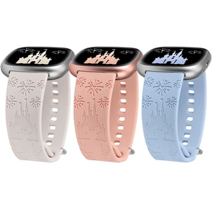 3 Pack Cartoon Engraved Band Compatible with Fitbit Versa 4 Bands/Fitbit Versa 3 Bands/Sense/Sense 2 Band Women, Cute Soft Silicone Replacement Bracelet Sport Designer Fancy Strap for Versa 4 3 Pack Cartoon Engraved Band Compatible with Fitbit Versa 4 Bands/Fitbit Versa 3 Bands/Sense/Sense 2 Band Women, Cute Soft Silicone Replacement Bracelet Sport Designer Fancy Strap for Versa 4