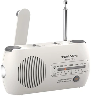 Portable NOAA Weather Radio, Hand Crank Emergency AM FM Radio USB-C rechargeable, flashlight and SOS alarm. Compact hand crank radio with battery power for home, camping & power outages Portable NOAA Weather Radio, Hand Crank Emergency AM FM Radio USB-C rechargeable, flashlight and SOS alarm. Compact hand crank radio with battery power for home, camping & power outages