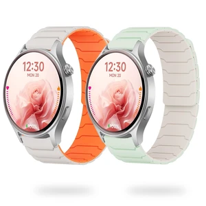Magnetic Watchband Compatible with Fitpolo AR-01, Silicone Sport Strong Magnet Strap for aeac AR-01 Smart Watch, for women (2 Pack A) Magnetic Watchband Compatible with Fitpolo AR-01, Silicone Sport Strong Magnet Strap for aeac AR-01 Smart Watch, for women (2 Pack A)