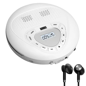 SE10 Portable CD Player Rechargeable Anti-Skip MP3 AUX Out MicroSD Dual Stereo Speakers, LED Display, Home & Car Use, Headphone Output SE10 Portable CD Player Rechargeable Anti-Skip MP3 AUX Out MicroSD Dual Stereo Speakers, LED Display, Home & Car Use, Headphone Output