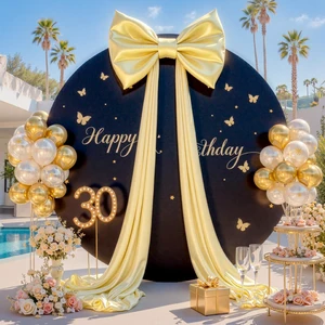 Big Gold Bow Birthday Party Decorations, Giant Gold Bows Backdrop Drapery with Long Streamers Large Satin Bow Decor for Wedding Wall Bridal Shower Baby Shower Photo Booth Christmas Big Gold Bow Birthday Party Decorations, Giant Gold Bows Backdrop Drapery with Long Streamers Large Satin Bow Decor for Wedding Wall Bridal Shower Baby Shower Photo Booth Christmas