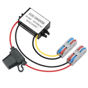 Industrial IP67 Waterproof DC-DC Converter 10-60V to 5V 5A 25W - Solar/Truck/Marine Voltage Regulator, Suitable for Harsh Environments - Dustproof/Shockproof Industrial IP67 Waterproof DC-DC Converter 10-60V to 5V 5A 25W - Solar/Truck/Marine Voltage Regulator, Suitable for Harsh Environments - Dustproof/Shockproof