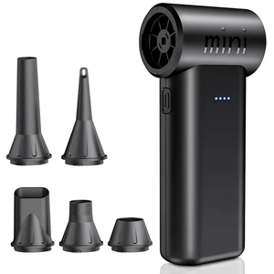 Mini Cordless Air Duster High-Power Rechargeable Dust Cleaner Electric Mini jet fan Cleaning PC Camera Lens Keyboard Toys Home Outdoor Car Pet Shedding Hair 0.45 lb Lightweight 5 Nozzles Mini Cordless Air Duster High-Power Rechargeable Dust Cleaner Electric Mini jet fan Cleaning PC Camera Lens Keyboard Toys Home Outdoor Car Pet Shedding Hair 0.45 lb Lightweight 5 Nozzles