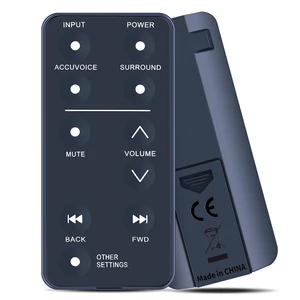 New Replacement Remote Control for ZVOX Accuvoice SoundBar TV Speaker AV157 AV203 AV120 AV200 AV257 AV355 AV357 SB380 SB400 SB500 SB700 New Replacement Remote Control for ZVOX Accuvoice SoundBar TV Speaker AV157 AV203 AV120 AV200 AV257 AV355 AV357 SB380 SB400 SB500 SB700