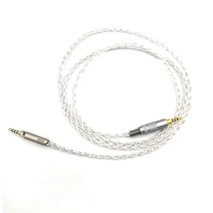 Replacement Audio Cable with 2.5mm TRRS Balanced Male Compatible with Sennheiser HD598, HD598 SE, HD599, HD560s, HD579 Headphones 6N OCC Copper Silver Plated Cord Replacement Audio Cable with 2.5mm TRRS Balanced Male Compatible with Sennheiser HD598, HD598 SE, HD599, HD560s, HD579 Headphones 6N OCC Copper Silver Plated Cord