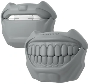 Silicone Case for AirPods 5 and AirPods 4, Cool Teeth Design, Gray Compatible with AirPods 5 (2026) & 4 (2024), Cute Case Cover, MagSafe Charging Silicone Case for AirPods 5 and AirPods 4, Cool Teeth Design, Gray Compatible with AirPods 5 (2026) & 4 (2024), Cute Case Cover, MagSafe Charging