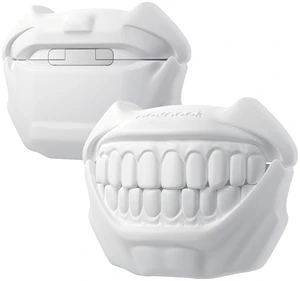 Silicone Case for AirPods 5 and AirPods 4, Cool Teeth Design, White Compatible with AirPods 5 (2026) & 4 (2024), Cute Case Cover, MagSafe Charging Silicone Case for AirPods 5 and AirPods 4, Cool Teeth Design, White Compatible with AirPods 5 (2026) & 4 (2024), Cute Case Cover, MagSafe Charging