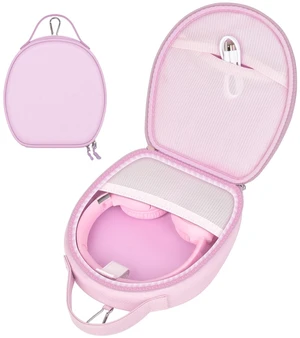 Hard Headphone Case for JBL, for Sony, for Beats, with Storage Box only, for JBL Tune 770NC/720BT/760NC/510BT, for Sony WH-CH520/720N, for Beats Studio Pro, hard case, storage pocket, Pink Hard Headphone Case for JBL, for Sony, for Beats, with Storage Box only, for JBL Tune 770NC/720BT/760NC/510BT, for Sony WH-CH520/720N, for Beats Studio Pro, hard case, storage pocket, Pink