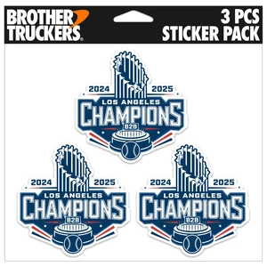 Baseball 2025 World Champions Sticker Los Angeles LA Waterproof Vinyl Decal Stickers for Laptop, Water Bottle, Phone, & Accessories (Champions 3 Pcs 2.9" H x 2.9" W) Baseball 2025 World Champions Sticker Los Angeles LA Waterproof Vinyl Decal Stickers for Laptop, Water Bottle, Phone, & Accessories (Champions 3 Pcs 2.9" H x 2.9" W)