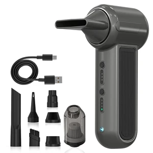 Compressed Air Duster 130000RPM 3-in-1 Mini Vacuum, Turbo Jet Blower Pump, Super Power Electric Air Duster Fast Rechargeable, Turbo Jet Dust Blower for Computer Keyboard, Car Cleaning & Outdoor Compressed Air Duster 130000RPM 3-in-1 Mini Vacuum, Turbo Jet Blower Pump, Super Power Electric Air Duster Fast Rechargeable, Turbo Jet Dust Blower for Computer Keyboard, Car Cleaning & Outdoor