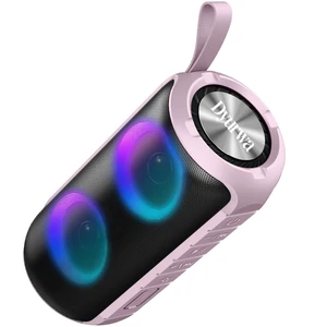 Bluetooth Speaker, 2026 NEW Portable Wireless Speaker, 24W Super Loud,TWS Pairing, Colorful RGB Lights, IPX7 Waterproof, 12H Playtime, HD Call for Outdoor/Home/Party/Beach, White Elephant Gift Pink Bluetooth Speaker, 2026 NEW Portable Wireless Speaker, 24W Super Loud,TWS Pairing, Colorful RGB Lights, IPX7 Waterproof, 12H Playtime, HD Call for Outdoor/Home/Party/Beach, White Elephant Gift Pink