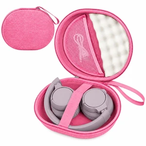 Hard Headphone Case for JBL Tune 770NC 720BT 520BT 510BT 670NC Fits for JBL Live 770NC/670NC/680NC/780NC,Travel Case with Wave Foam & Soft Lining, Elastic Strap, Mesh Pocket,Pink Hard Headphone Case for JBL Tune 770NC 720BT 520BT 510BT 670NC Fits for JBL Live 770NC/670NC/680NC/780NC,Travel Case with Wave Foam & Soft Lining, Elastic Strap, Mesh Pocket,Pink