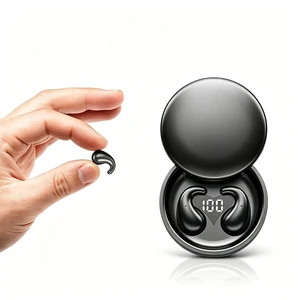 Mini Invisible Earbuds Bluetooth 5.4,Sleep Earbuds for Side Sleepers, Mini Noise Blocking Sleep Earphones,Sleep Friendly Side Sleeping Earphones, for Work (Black) Mini Invisible Earbuds Bluetooth 5.4,Sleep Earbuds for Side Sleepers, Mini Noise Blocking Sleep Earphones,Sleep Friendly Side Sleeping Earphones, for Work (Black)